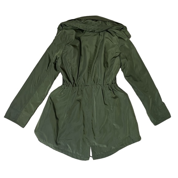 MICHAEL KORS WOMENS HOODED ANORAK JACKET SMALL DARK LODEN GREEN - Picture 15 of 17